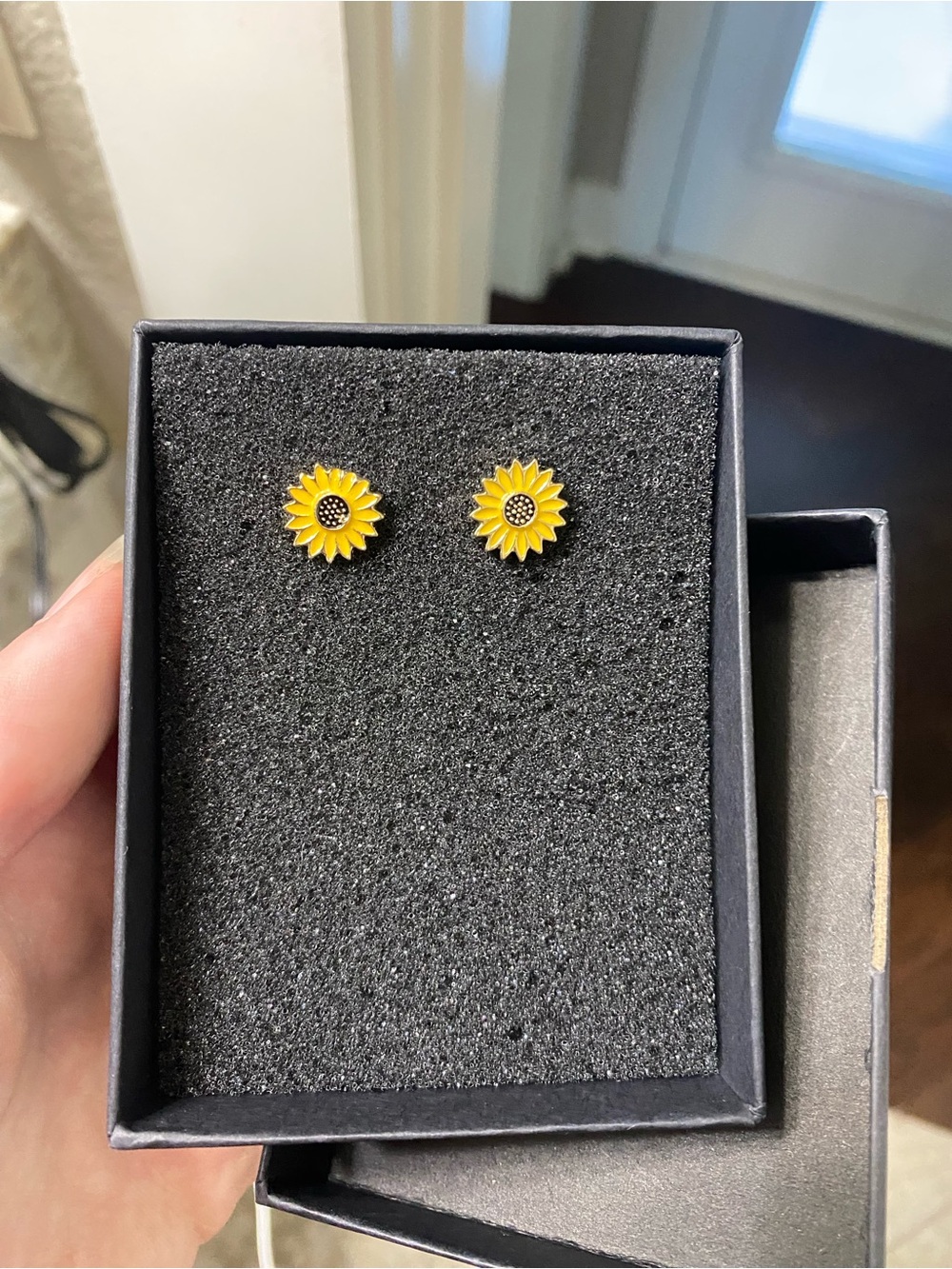 Sunflower earrings